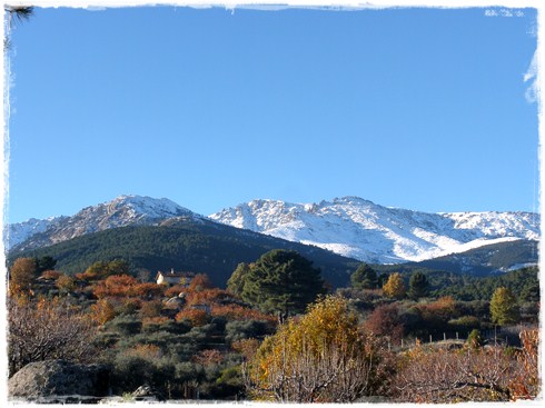 Paisaje montañas Gredos en Avila